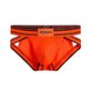 JOCKMAIL Mens Briefs Low Waist Sexy Men Sports Mesh Breathable Comfort Brief Men's Athletic Underwear (M, Orange) view 3