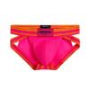 JOCKMAIL Mens Briefs Low Waist Sexy Men Sports Mesh Breathable Comfort Brief Men's Athletic Underwear (XL, Rose) view 3