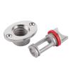 316 Stainless Steel Marine Polished Garboard Drain Plug Fits Hole Screw Thread Corrosion Resistant view 1