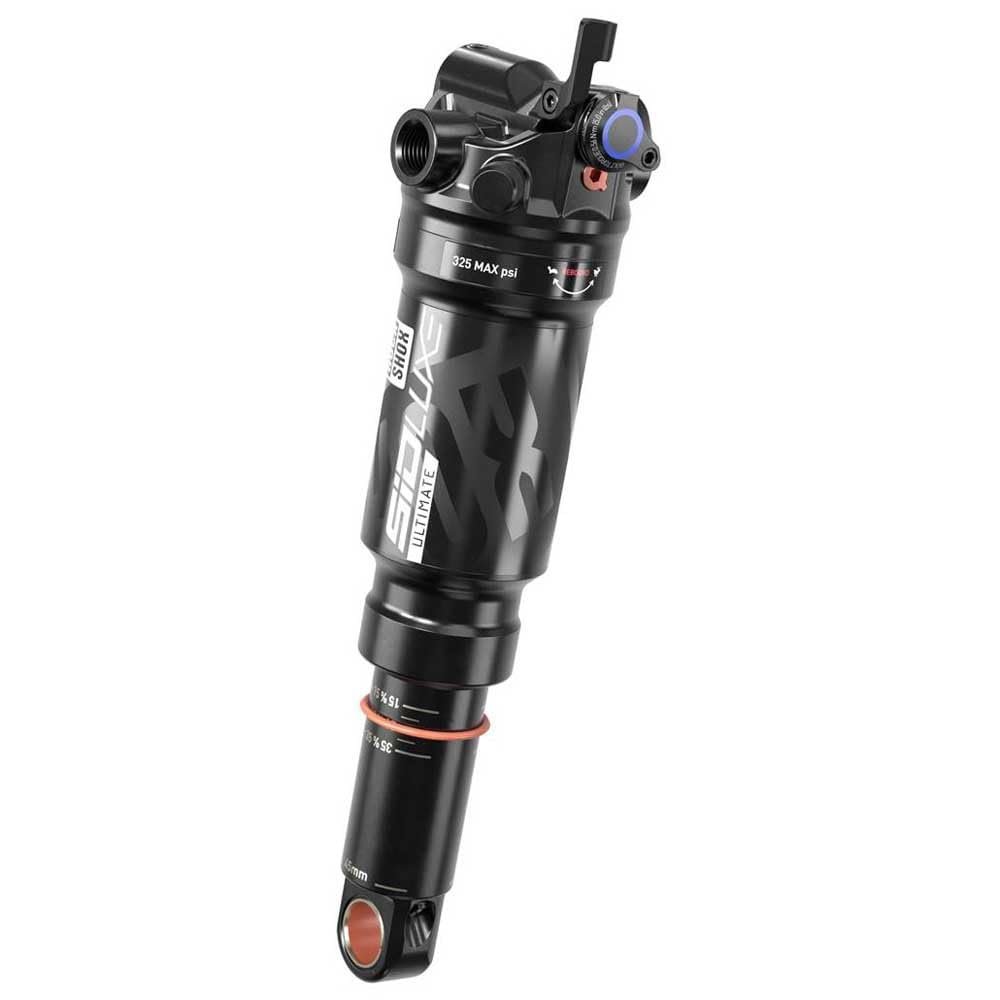 RockShox SIDLuxe Ultimate Rear Shock - 165x45mm Trunnion Trilevel SoloAir Air Spring, 2-Position Lockout & Rebound Damping, Lightweight XC Racing Performance, Advanced Engineering with External Adjust