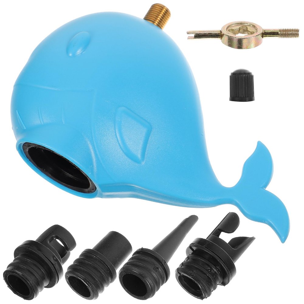 BESPORTBLE 1set Pump Adapter Nozzles Connector Quick Inflation for Inflatables Compatible Kayaks Boats Air Mattresses Lightweight and Portable