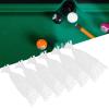 6PCS Billiards Net Pocket Cotton Mesh Bag for Pool Table Accessories, White Cotton Billiards Net Pockets and Suitable for Billiard Clubs view 2