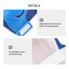HERCHR Skateboard Pads Protective, 6PCS 6-18 Years Old Knee Protective Gear Kit Adjustable Knee Elbow Palm Guards Wrist Guards Child Safety Protection Pad for Kids Skateboard(Blue) view 4