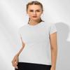 Loovoo Womens Basic Tops Fashion Trendy Tops Tight Fitted Clothing Fitness Ladies Sets Girls Summer Cute T-Shits view 2