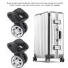 BestAlice 2Pcs Luggage Wheels Replacement, Luggage Replacement Wheels, Suitcase Wheels for Luggage, Outdoor Double Row Large Wheel Draw Box Code Case Suitcase Accessory view 2