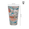 FOCO Miami Dolphins NFL Historic Print Pint Glass view 3