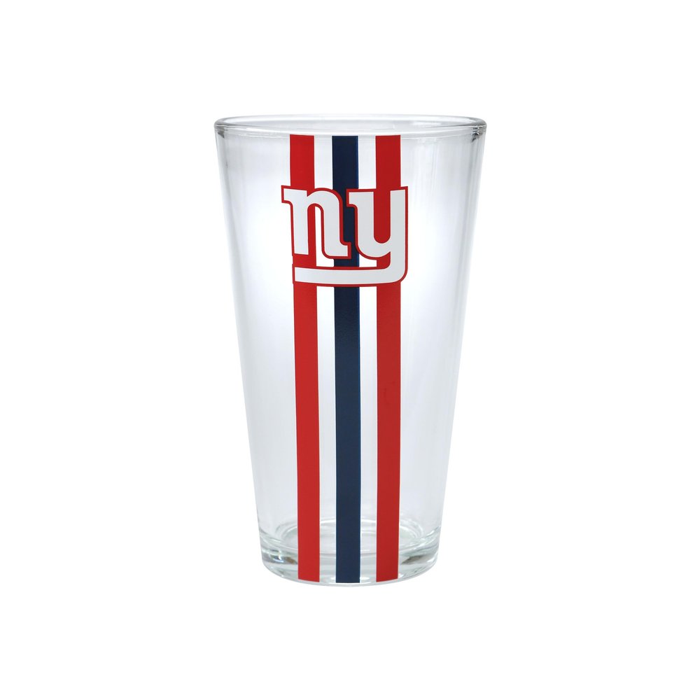 FOCO New York Giants NFL Team Stripe Pint Glass