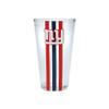 FOCO New York Giants NFL Team Stripe Pint Glass view 1