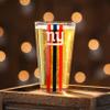 FOCO New York Giants NFL Team Stripe Pint Glass view 2