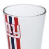 FOCO New York Giants NFL Team Stripe Pint Glass view 4