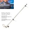 Marine Grade Rail Mount Flag Pole Stainless Steel Flagpole for Boats Yachts RVs Fits 22.2 to 25mm Pipe Diameter Rails and Design for Easy Installation and Secure Flag Display view 2