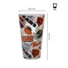 FOCO Chicago Bears NFL Historic Print Pint Glass view 3