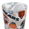 FOCO Chicago Bears NFL Historic Print Pint Glass view 4