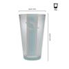 FOCO Miami Dolphins NFL Team Stripe Pint Glass view 3