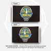 Desert Cactus Chicago Sky Flag Team WNBA 100% Polyester Indoor Outdoor 3x5 feet Flag (Black) view 2