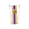 FOCO Minnesota Vikings NFL Team Stripe Pint Glass view 1