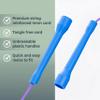 Buy Jump Ropes Short Handle Freestyle Jump Rope - Flexible Licorice Kids Jump Ropes - Tangle Free long skipping rope for Kids - Toddler Jump Rope for Schools, and Cardio Workout - Pack of 2 - White view 4