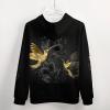 Bright Hummingbird Men's Zip Up Hoodie Lightweight Long Sleeve Hooded Sweatshirt Jacket with Pockets L view 4