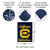 College Flags & Banners Co. Cal Berkeley Golden Bears Wordmark Double Sided House Banner Flag view 2