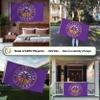 Desert Cactus Los Angeles Sparks Flag Team WNBA 100% Polyester Indoor Outdoor 3x5 feet Flagss LA (Purple) view 3