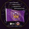 Desert Cactus Los Angeles Sparks Flag Team WNBA 100% Polyester Indoor Outdoor 3x5 feet Flagss LA (Purple) view 4