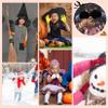 Kids Black Gloves Winter Magic Warm Full Finger Gloves Soft Stretchy Knit Mittens for Toddler Boys Girls Black One Size view 2