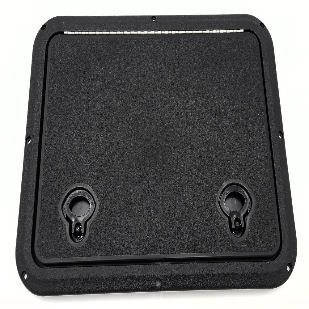 DPI Marine 13" x 17" Flush Series Access Hatch in Black - DPF1317BK (Made in USA)