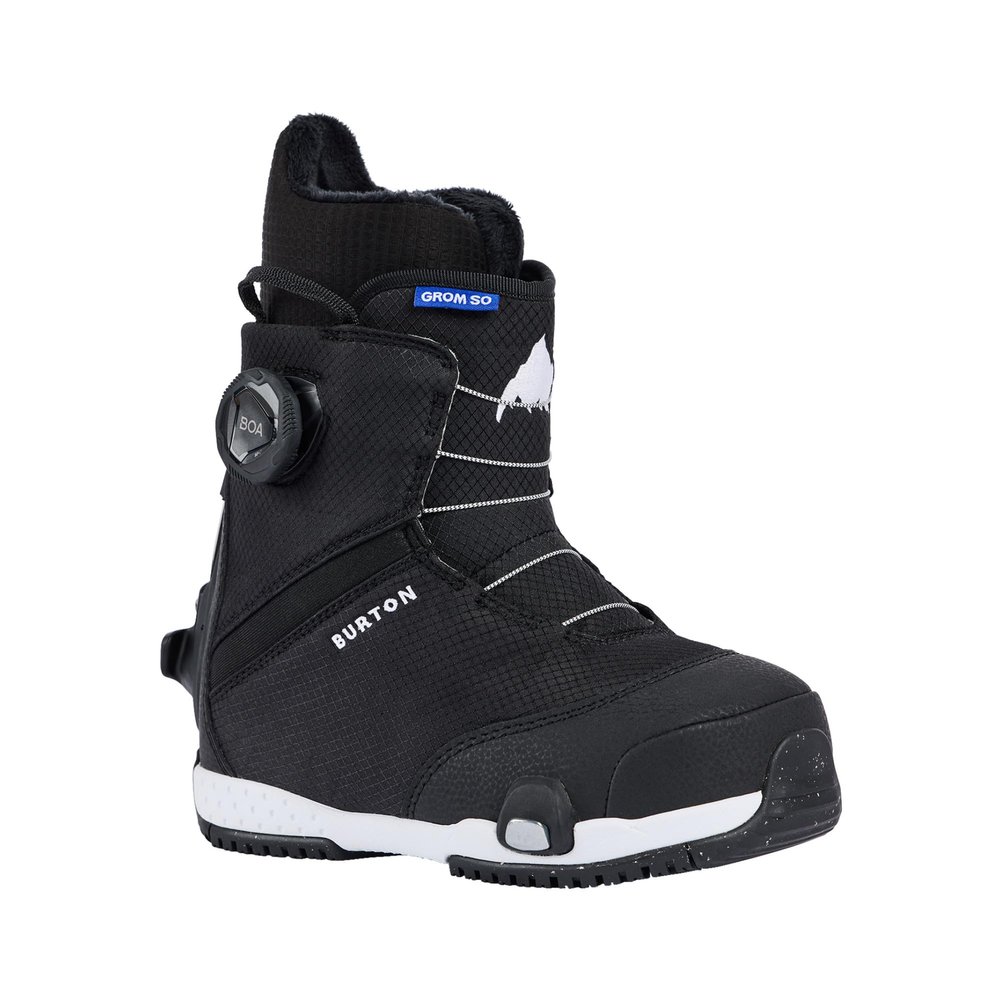 Burton Kids' Grom Step On Snowboard Boots, Black, 13C
