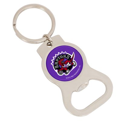 Desert Cactus Toronto Raptors Silver Bottle Opener Key Holder  Official National Basketball League for Car Keys, Backpack  NBA Gift (Silver Bottle - Vintage A)