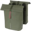Basil City Double Bag - Rear Pannier Rack Panniers - Easy Attachment - 32L - Green view 1