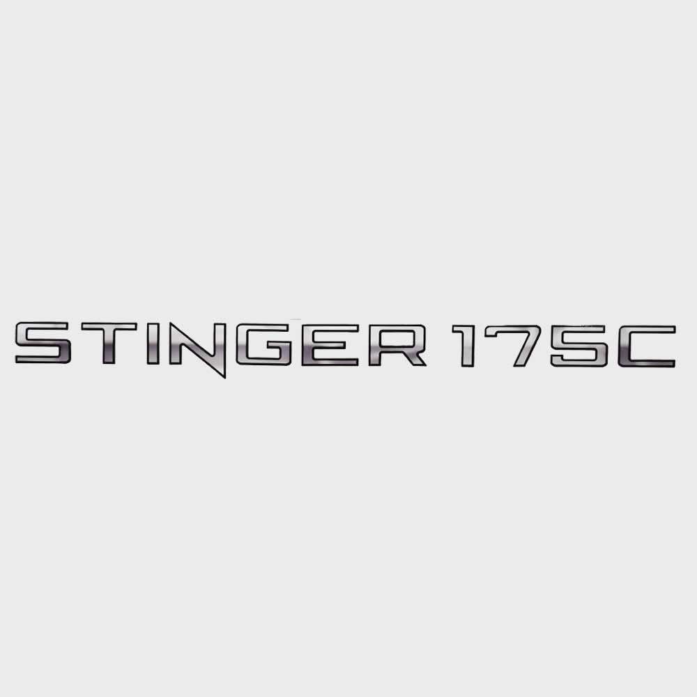 Lowe Boat Decal 2295778 | Stinger 175C 31 1/4 x 2 Inch Gray Black