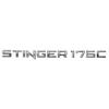 Lowe Boat Decal 2295778 | Stinger 175C 31 1/4 x 2 Inch Gray Black view 2
