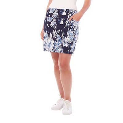 S.C. & CO. Ladies' Tummy Control Skort (XXL, Blackwhite)