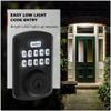 Kwikset 9250TRS-514S Transitional Powerbolt 2 Electronic SmartCode Deadbolt SmartKey with RCAL Latch and RCS Strike Matte Black Finish view 4
