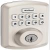 Kwikset 9250TRS-15S Transitional Powerbolt 2 Electronic SmartCode Deadbolt SmartKey with RCAL Latch and RCS Strike Satin Nickel Finish view 1