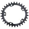 Wolf Tooth Components Camo Oval Chainring Black, 30T view 1