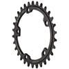 Wolf Tooth Components Camo Oval Chainring Black, 30T view 2