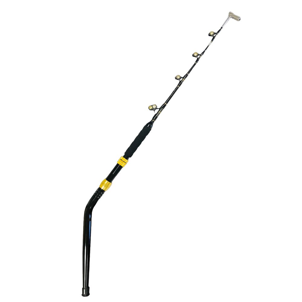 EatMyTackle Deep Drop Trolling Rod | Blue Marlin Tournament Edition (3pc. Swing Tip, 160-200lbs) - 2 Pack