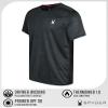 Spyder pyder Mens Active Shirts - Quick Dry Athletic Short Sleeve Mens Gym Workout Shirts - Crewneck Shirt for Men, Size Small, Blazing Black view 3