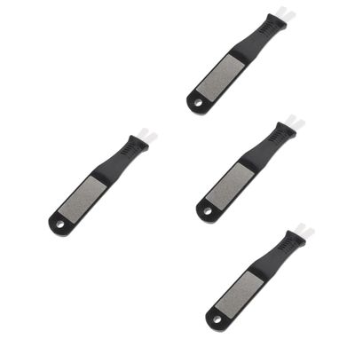 INOOMP 4pcs Snow Skate Sharpener Portable Ice Skate Grindstone Tool for Maintenance for All Skill Levels Essential for Hockey and Figure Skating