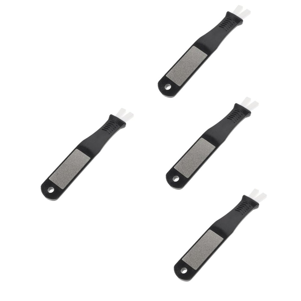 INOOMP 4pcs Snow Skate Sharpener Portable Ice Skate Grindstone Tool for Maintenance for All Skill Levels Essential for Hockey and Figure Skating