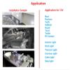 3" Inch Round Chrome Marine Boat Lights White LED Transom Mount Stern Anchor Navigation Lights IP67 Waterproof, Boat LED Stern Lights, Night Fishing Lights,Deck Lights, 12V, Surface Mount view 3
