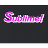Go All Out Medium Black Women Sublime Funny Movie Exclamation Cropped Hooded Sweatshirt view 3
