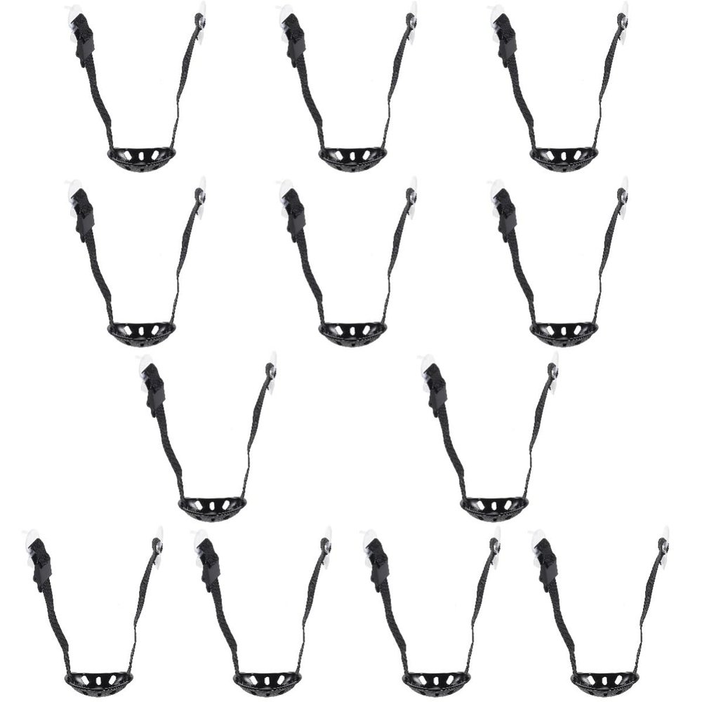INOOMP 12pcs Adjustable Helmet Chin Strap for Hard Hats -wear Design Fit Easy Installation Comfortable for Safety Construction Use and Flexible Strap