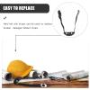 INOOMP 12pcs Adjustable Helmet Chin Strap for Hard Hats -wear Design Fit Easy Installation Comfortable for Safety Construction Use and Flexible Strap view 2