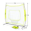 Elite Athletics 7x7 Baseball & Softball Practice, Hitting, & Pitching Net with Bow Frame, Carry Case and Strike Zone, Ultimate Training Net view 2