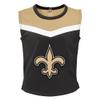 Outerstuff Girls Toddler Black New Orleans Saints Spirit Cheer Three-Piece Cheerleader Set view 2