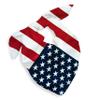 American Flag Bandana for Men Women and Dog - 100% Cotton, 22x22 In, 1 Pack - USA 4th of July Accessory Bandanna Handkerchief view 1