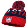 Icon Sports U.S. Soccer Federation Soccer Beanie - United States Unisex Pom Beanie view 2