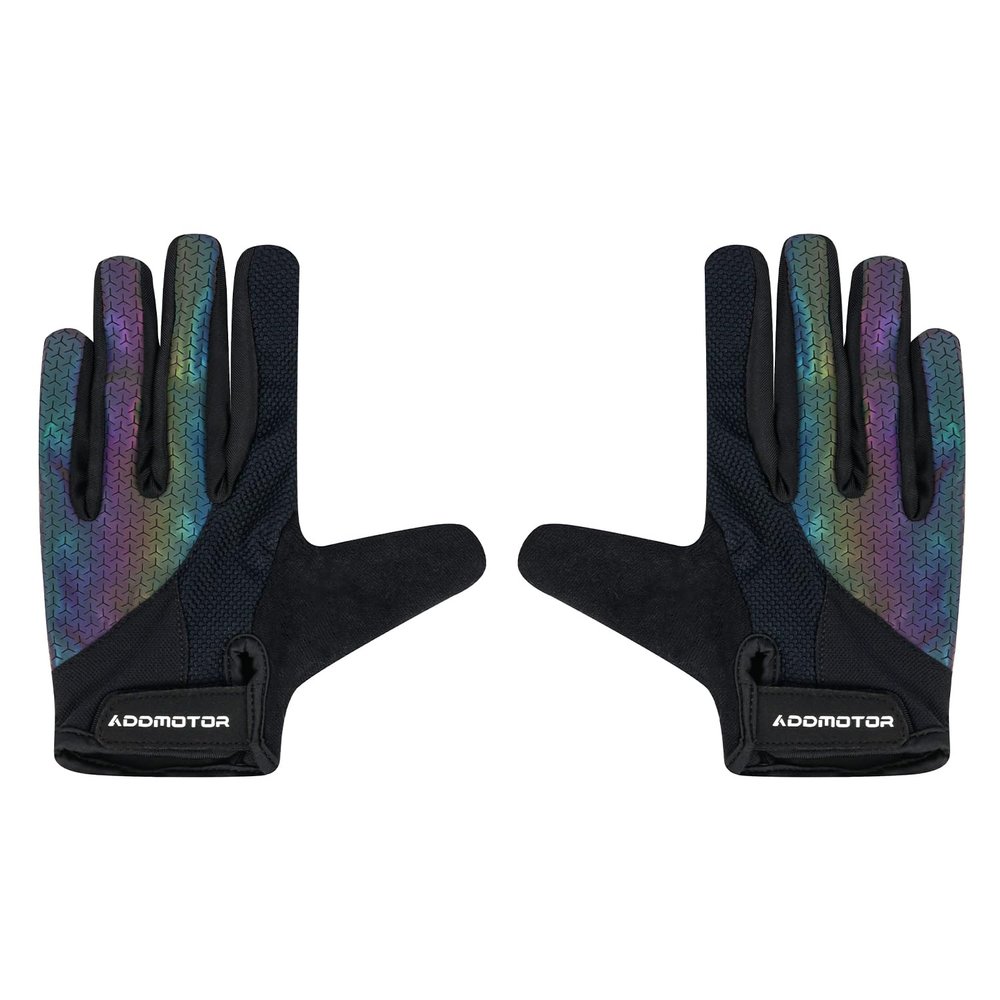 ADDMOTOR Winter Gloves for Men Women Adjustable Touch Screen Anti-Slip, Thermal Workout Glove for Hiking Driving Running Bike Cycling Exercise for Cold Weather (Grey L)